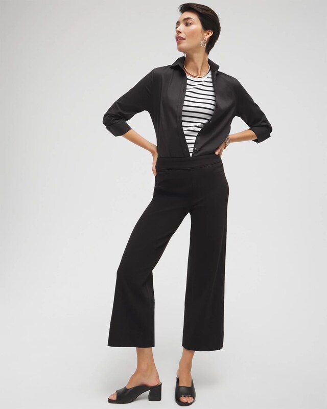 Travelers Pull On Cropped Jeans - image 2